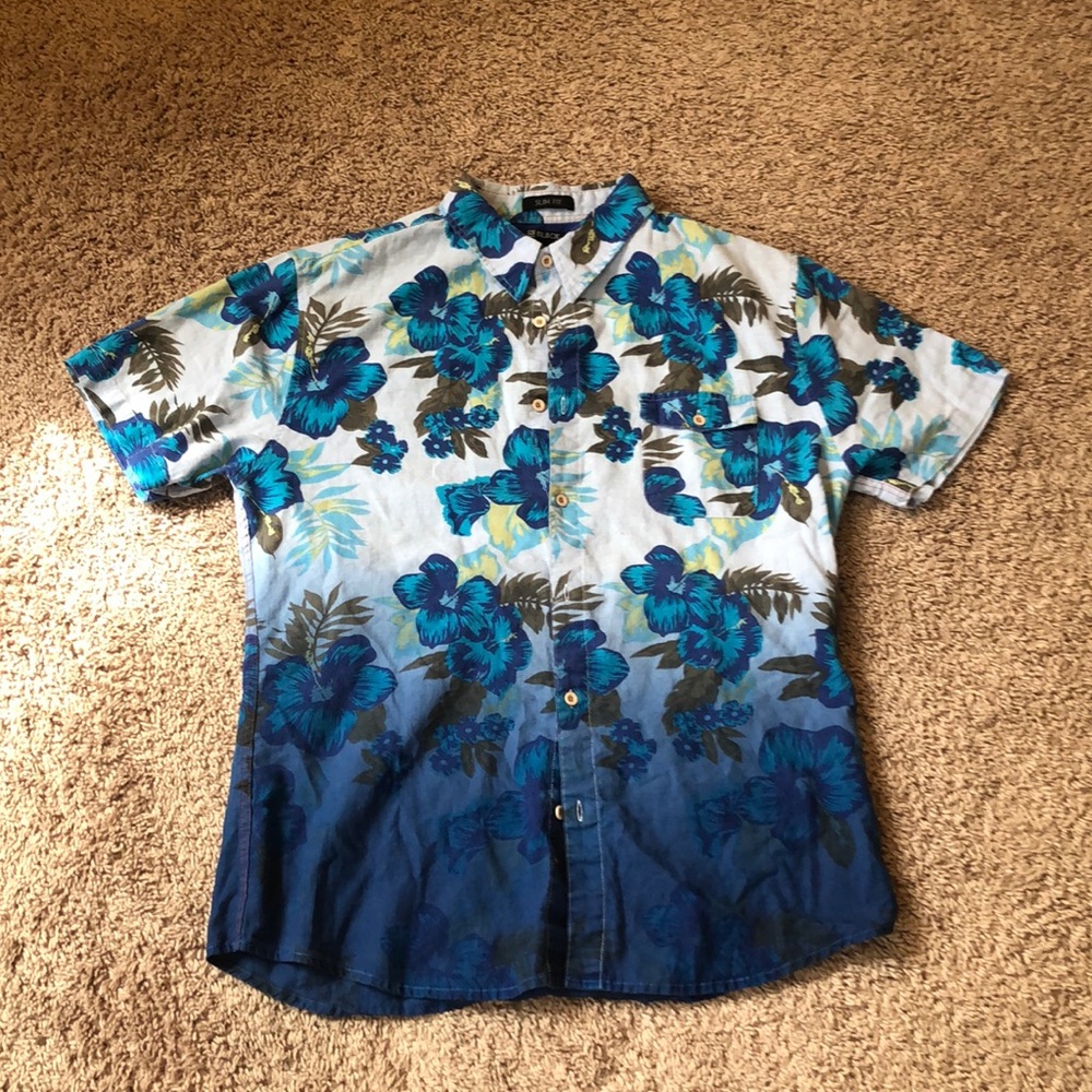 Hawaiian Shirt Sleeve Button Up